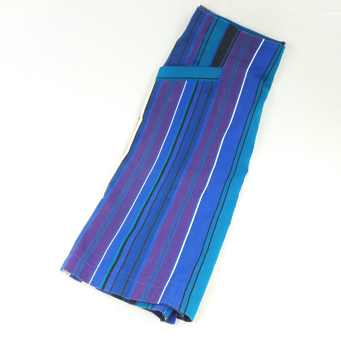 Voir photo 2 de Jupe droite estivale rayée 5 couleurs KENZO Jungle T 42 Jupe droite estivale rayée 5 couleurs KENZO Jungle T 42 Très bon état - Vue 2 -